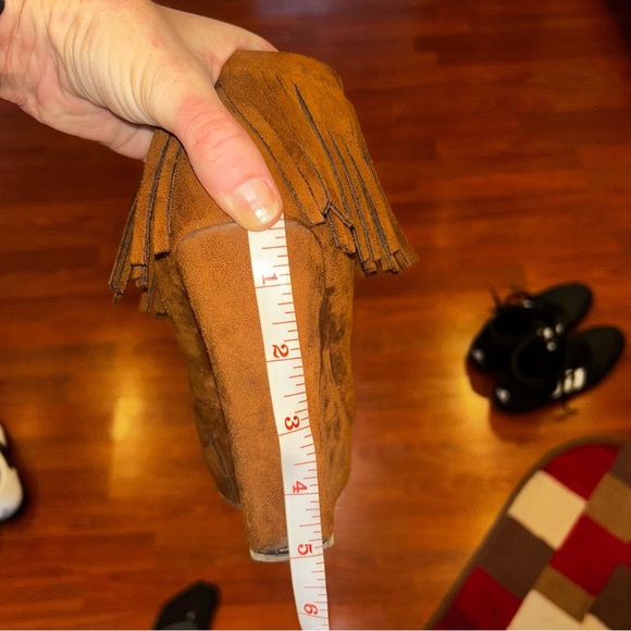 Brown Suede Ankle Boots - Picture 8 of 8